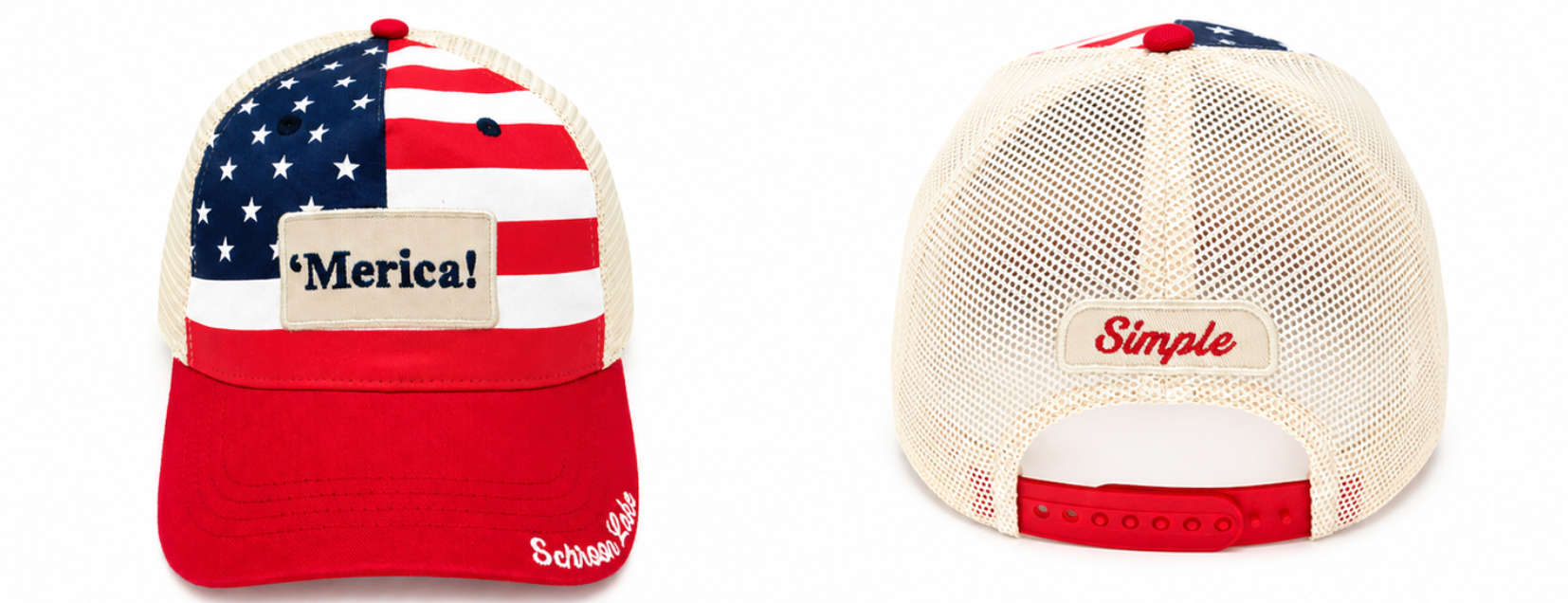 Schroon Lake - 'Merica Trucker Hat